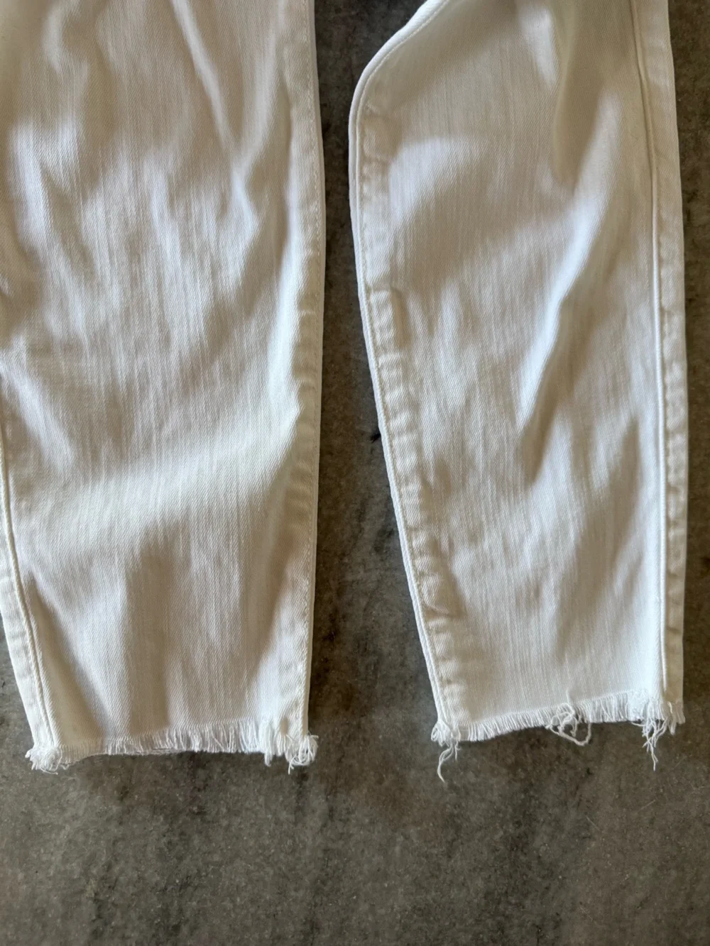 Fidelity Belvedere Crop Skinny Jeans - Distressed white denim - Picture 6 of 13